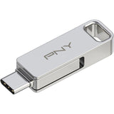 Clé USB 3.2 - PNY - DUO LINK - Type-C/Type-A - 256 Go - Jusqu'a 200 Mo/s