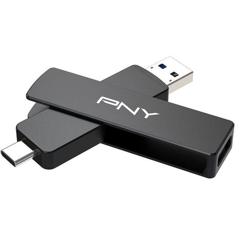 Clé USB 3.2 - PNY - DUO LINK V3 - Type-C/Type-A - 1 To - Jusqu'a 1000 Mo/s