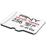 PNY microSD Express - Carte mémoire microSDXC - 256 Go - UHS-I U3 V30 A1 - 890/750 Mo/s