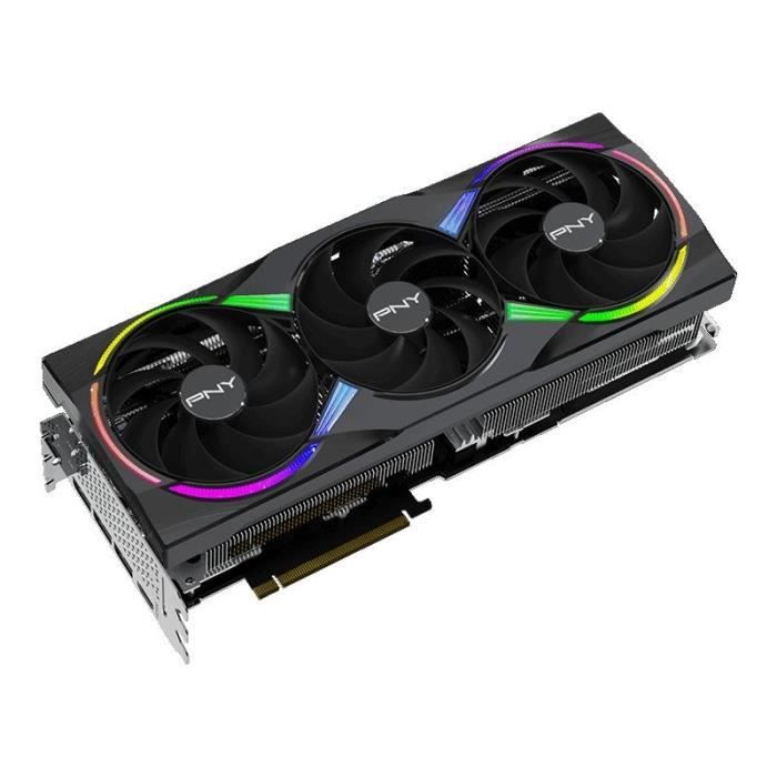 Carte graphique - PNY - GeForce RTX 5090 - 32 Go - ARGB - Overclockée - Triple ventilateur