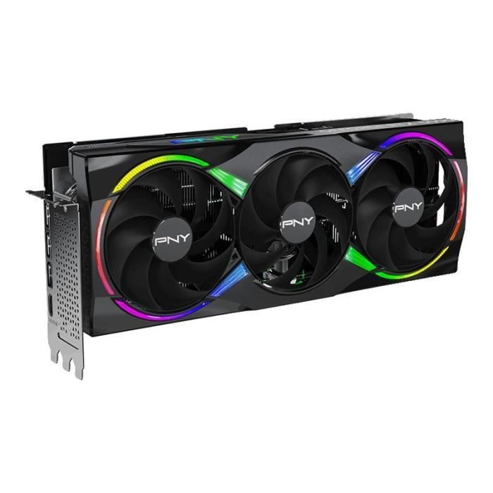Carte graphique - PNY - GeForce RTX 5090 - 32 Go - ARGB - Overclockée - Triple ventilateur