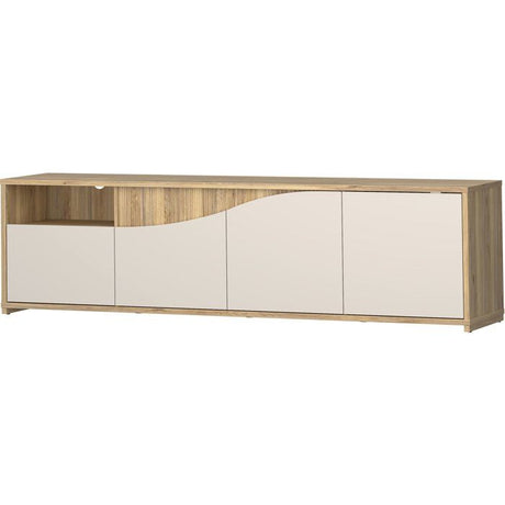 Meuble TV - PoeM - Sable - 203,9 x 42 x 55,8 cm