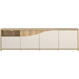 Meuble TV - PoeM - Sable - 203,9 x 42 x 55,8 cm