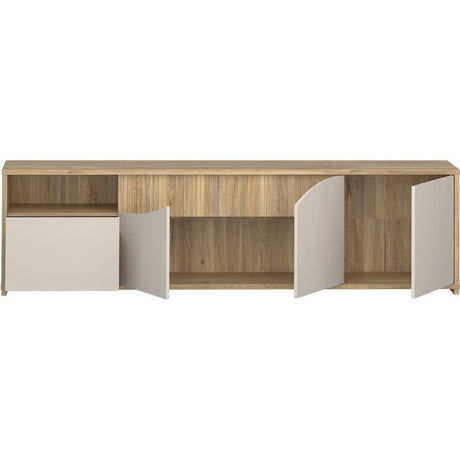 Meuble TV - PoeM - Sable - 203,9 x 42 x 55,8 cm