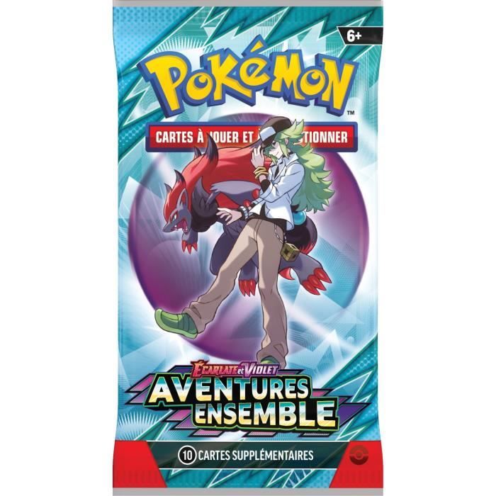 Booster Pokémon - Ecarlate et Violet - Aventures ensemble - EV09 -  Booster de 10 cartes aléatoires