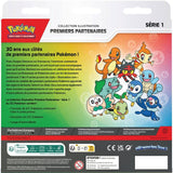 Pokémon?: Collection Illustration Premiers Partenaires? Série?1 (3?Cartes Promo, 2?boosters et 1?Page d'Autocollants)