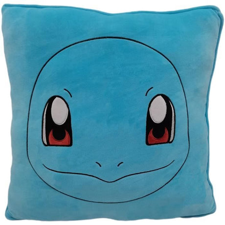 Coussin premium - Carré - POKEMON - Carapuce - Microfibre - 40 cm