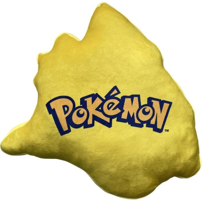 Coussin premium 3D - POKEMON - Pikachu couché - Microfibre - 50 cm