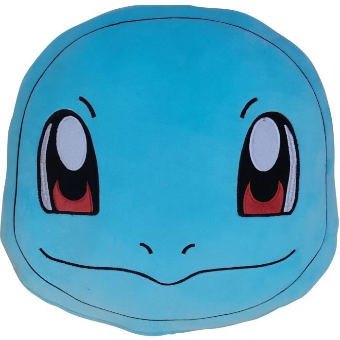 Coussin premium - POKEMON - Visage Carapuce - Microfibre - 40 cm