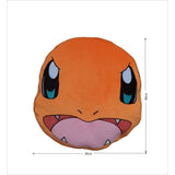 Coussin premium 3D - POKEMON - Visage Salameche - Microfibre - 40 cm