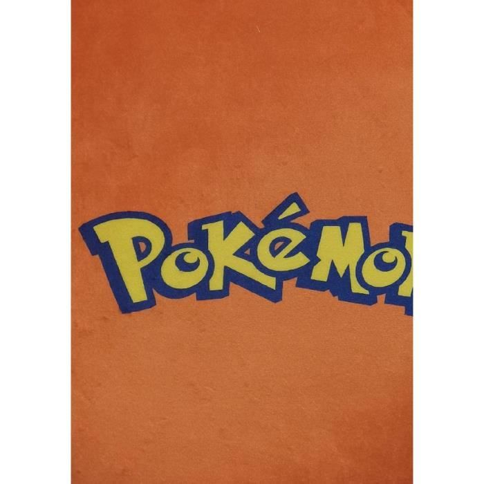 Coussin premium 3D - POKEMON - Visage Salameche - Microfibre - 40 cm