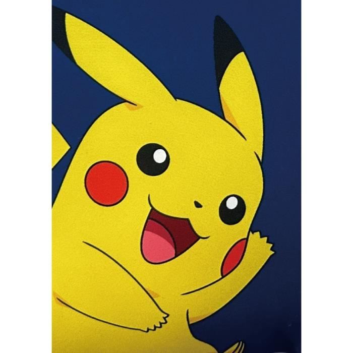 Coussin double face - Carré - POKEMON - Poké-Ball et Starter - Microfibre - 40 x 40 cm