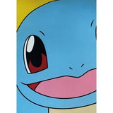Coussin double face - Carré - POKEMON - Pikachu et Carapuce - Microfibre - 40 x 40 cm