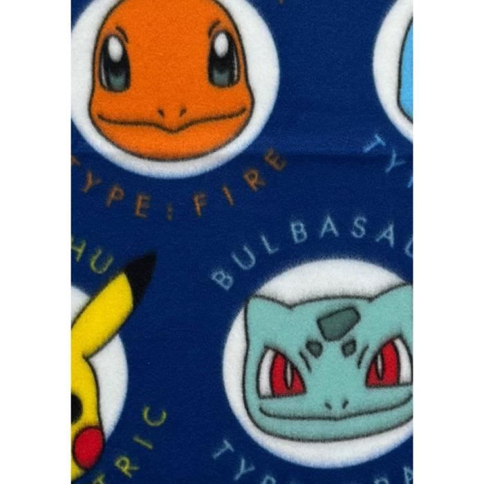 Plaid - POKEMON - Visages - 100 x 140 cm