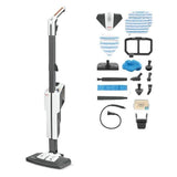 POLTI VAPORETTO SV660 STYLE - Balai vapeur 2-en-1 - Tout sol - 1500 W - 0,5 L - Câble 6 m - Gris / Blanc