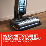 POLTI RollySteam WD40C - Aspirateur Balai Laveur avec Fonction Vapeur - Sans Fil - Puissance 14000 Pa - Autonomie 35 min