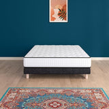 URBAN Collections NEW-YORK Ensemble sommier et matelas 140x190cm - 798 ressorts ensachés