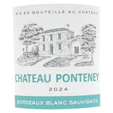 Château Ponteney 2024 Bordeaux - Vin blanc de Bordeaux