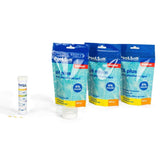 Kit de traitement - POOLSAN - Kit Équilibre de l'Eau - pH+/pH-/TA+ 400g - 25 bandelettes