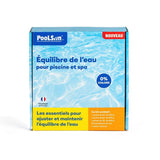 Kit de traitement - POOLSAN - Kit Équilibre de l'Eau - pH+/pH-/TA+ 400g - 25 bandelettes