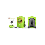 Housse de pluie - PORT DESIGNS - Universelle avec LED rechargeable pour sac a dos jusque 25 litres - 14/15.6 pouces