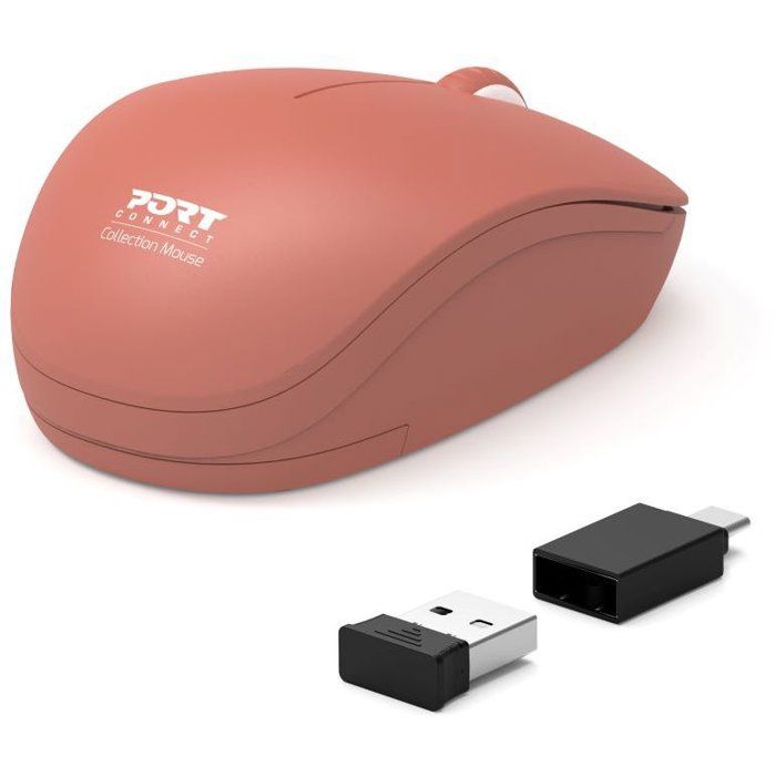Souris sans fil - PORT Designs - 900542 Collection II - 2.4 GHz - Terracotta