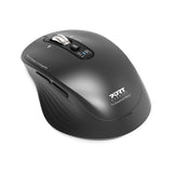 Souris sans fil - PORT Designs - 910202 Business - Bluetooth & 2.4 GHz - Rechargeable - Noir