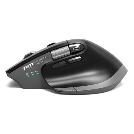 Souris sans fil - PORT Designs - 910203 ULTIMATE - Bluetooth & 2.4 GHz - Rechargeable - Gris