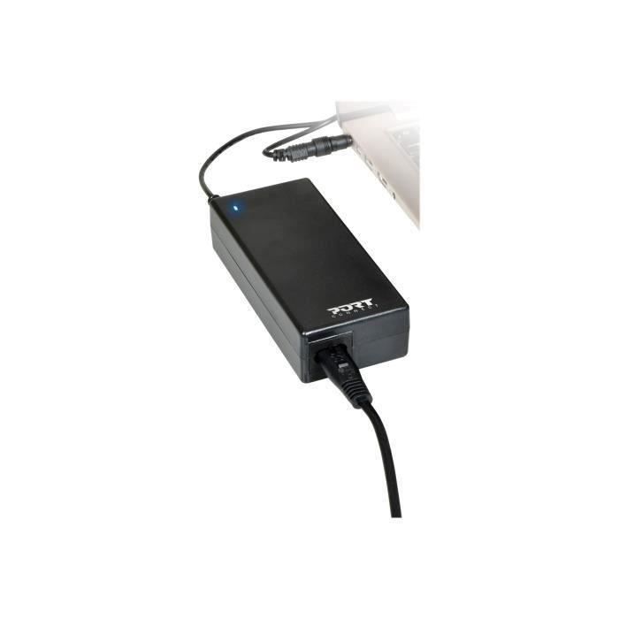 Adaptateur secteur - PORT DESIGNS - Connect - CA 100-240 V - 60 W - 1.8 m câble inclus
