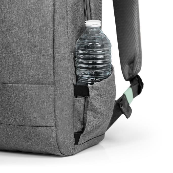 Sac a dos PC - PORT DESIGNS - Pour ordinateur portable ECO YOSEMITE - 18 litres - 15.6 pouces - Gris