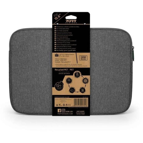 PORT Designs Housse PC ECO YOSEMITE  pour ordinateur portable  13.3/14 pouces Grise