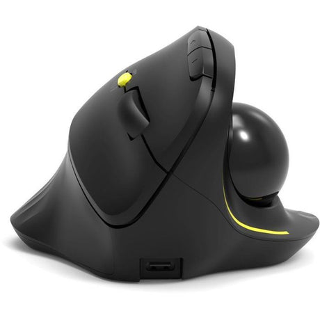 Souris sans fil - PORT Designs - 900719 TRACKBALL ERGO - Bluetooth & 2.4 GHz - Rechargeable - Noir