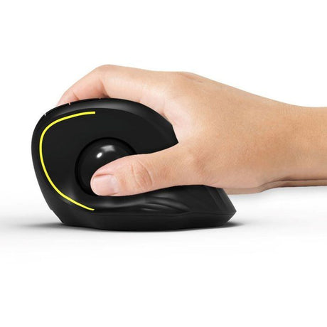 Souris sans fil - PORT Designs - 900719 TRACKBALL ERGO - Bluetooth & 2.4 GHz - Rechargeable - Noir