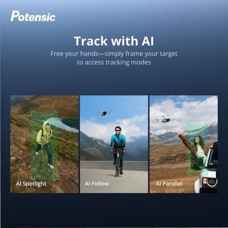 Drone - POTENSIC - ATOM 2 - Fly More Combo - Caméra HD/4K - GPS intégré - Autonomie de 15-25 minutes - Portée de 300 metres