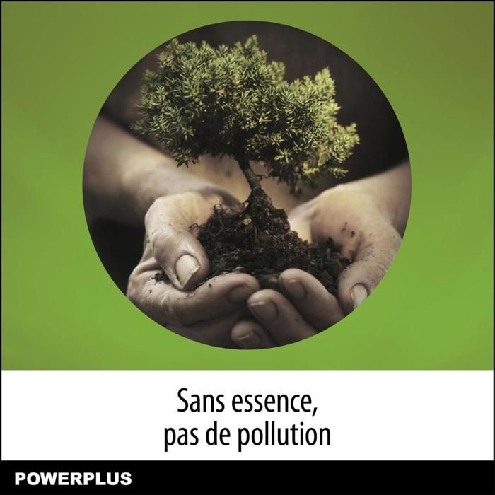Powerplus Dual Power Taille-Haie Batterie POWDPG7536 - 40 V, sans Batterie ni Chargeur, Lame de 670 mm,  Écart de 22 mm