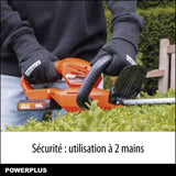 Taille-Haie Batterie Dual Power - DUAL POWER - POWDPG75320 - Lame de 580 mm - Écart de 18 mm