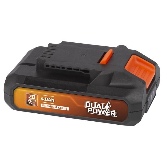 Batterie Dual Power  20 V POWDP9024 - pour Outils de Bricolage sans Fil de 20 V - LED d'Indication de Puissance, Plateforme