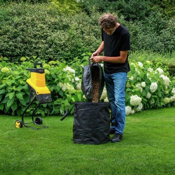 Broyeur de végétaux électrique - POWERPLUS - POWEG6420 - 2400 W