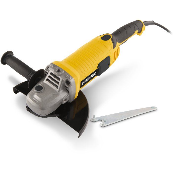 Meuleuse d'angle - POWERPLUS - POWX0606 - 2400 W - Disque de ponçage Ř 230 mm - Poignée auxiliaire réglable