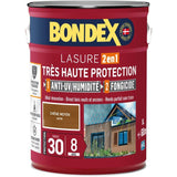 BONDEX - Lasure 8 ans - Indice 30 - Chene Moyen - Satin - 5L