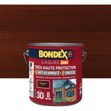BONDEX - Lasure 8 ans - Indice 30 - Chene Foncé - Satin - 2,5L