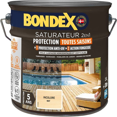 BONDEX - Saturateur - Incolore - Mat - 2,5L