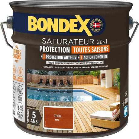 BONDEX - Saturateur - Teck - Mat - 2,5L