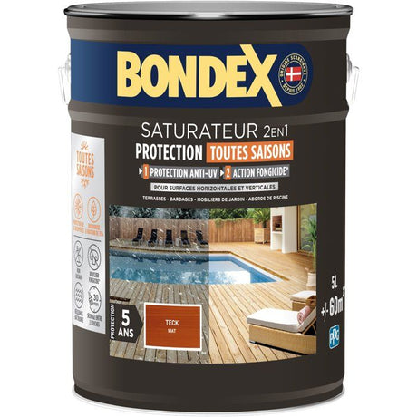 BONDEX - Saturateur - Teck - Mat - 5L