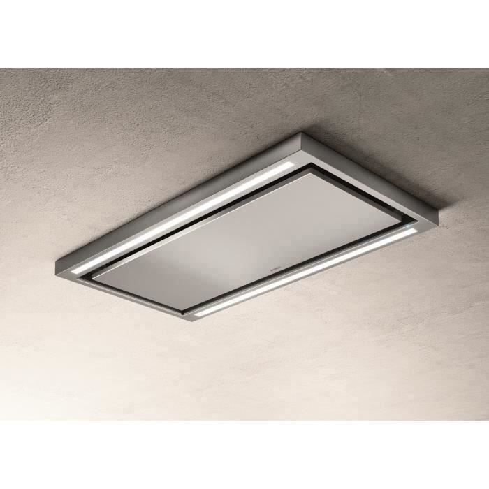 Hotte de plafond Cloud seven IX / A / 90 ELICA PRF0142094 - L 90 cm - Inox - Extraction ou filtre - 760 m³ air/h max - 3 vitesses