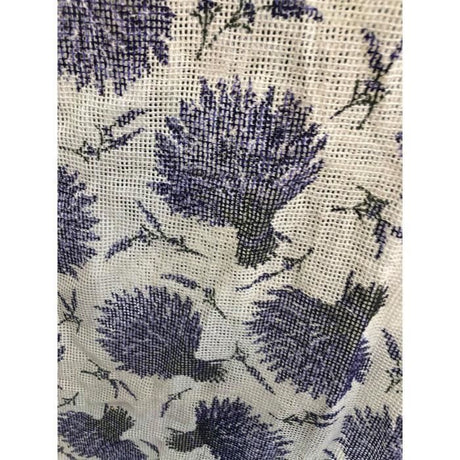 Rideau Marseillais tissé Lavande - 225 x 140 cm - TOISON D'OR
