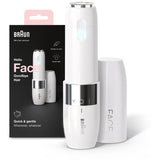 Rasoir Visage électrique pour femme Braun Face Mini FS1000 - Fonction Smart Light - Blanc