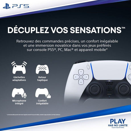Manette sans fil DualSense - Remix Green I PS5 et PC