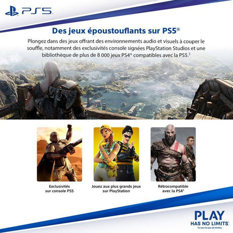 Console PlayStation 5 - Edition Standard (Modele Slim avec lecteur CD)