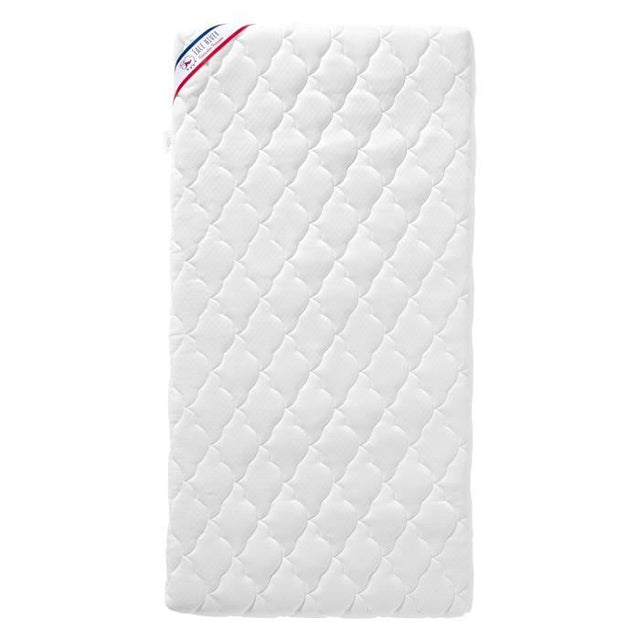 Matelas Bébé Parfait - 60x120x10 cm - 2 Faces : Été / Hiver - Déhoussable - Anti Acarien